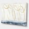 Designart - Gold Abstract Geometric Shape - Modern Transitional Canvas Art